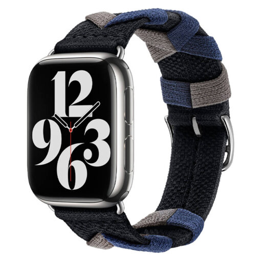 Apple Watch 40mm  Sarmal Örgü Tasarımlı Kordon - Görsel 2