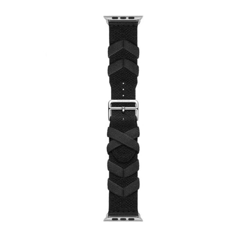 Apple Watch 40mm  Sarmal Örgü Tasarımlı Kordon - Görsel 7