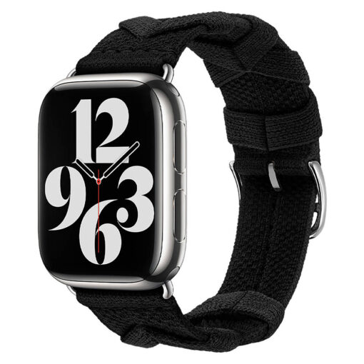 Apple Watch 40mm  Sarmal Örgü Tasarımlı Kordon - Görsel 4