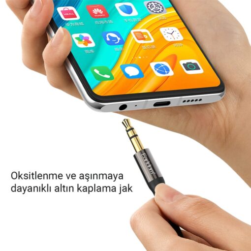 Earldom AUX46 Tak Çalıştır 1M 3.5mm Aux Kablo - Görsel 2