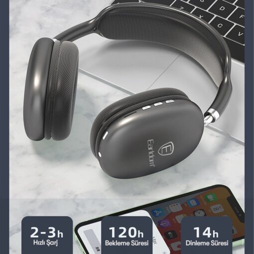 Earldom BH102 Kafaüstü Bluetooth Kulaklık - Görsel 3
