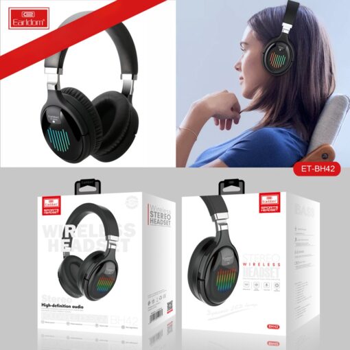 Earldom BH42 Kafaüstü Gaming Bluetooth Kulaklık - Görsel 4