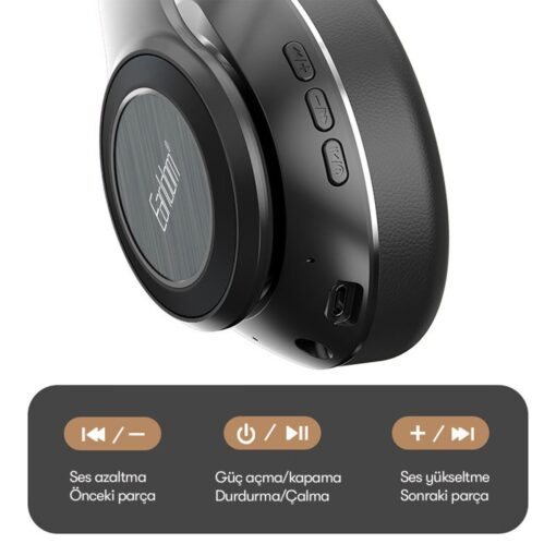 Earldom BH71 Kafaüstü Bluetooth Kulaklık - Görsel 3