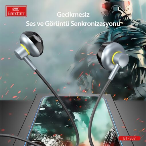 Earldom E67 Lightning Kablolu Kulaklık - Görsel 7