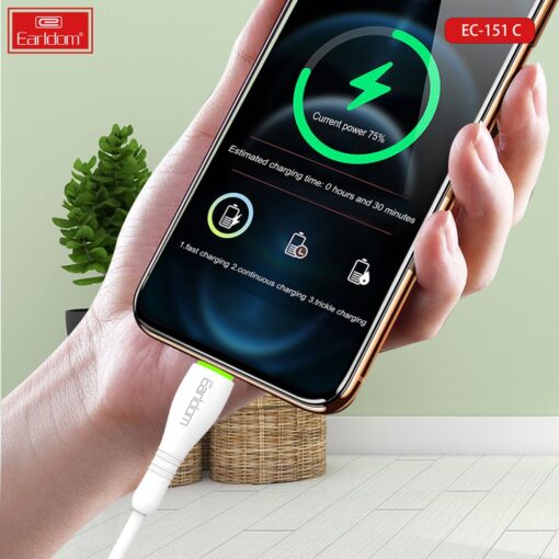 Earldom EC-151i PD 20W Type-C to Lightning 1M Hızlı Şarj Kablosu - Görsel 6