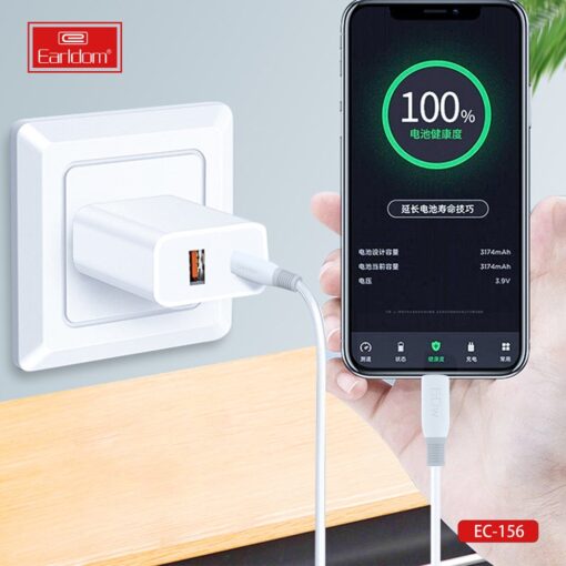 Earldom EC-156i PD 30W Type-C to Lightning 2m Hızlı Şarj Kablosu - Görsel 9