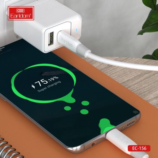 Earldom EC137i 1M 3A Kırılmaya Dayanıklı Lightning Hızlı Şarj Kablosu - Görsel 7