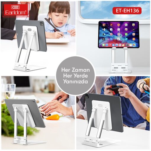 Earldom EH136 Ayarlanabilir Telefon ve Tablet Tutucu - Görsel 8