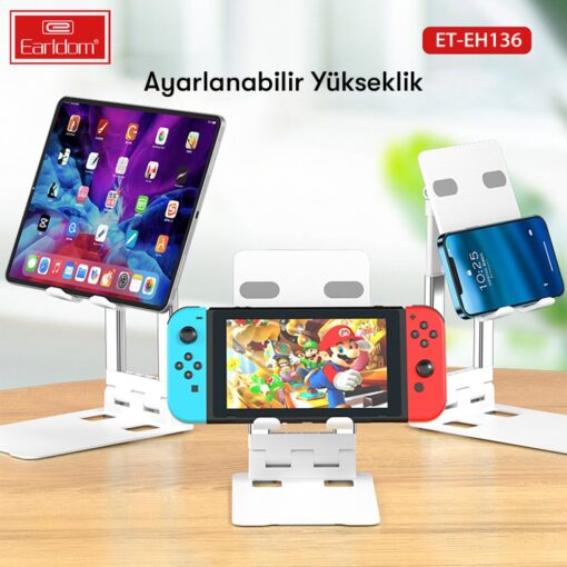 Earldom EH136 Ayarlanabilir Telefon ve Tablet Tutucu - Görsel 6
