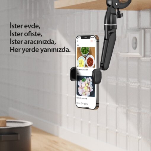 Earldom EH178 Ayarlanabilir Klipsli Telefon Tutucu - Görsel 8