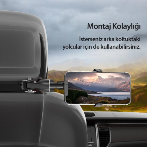 Earldom EH178 Ayarlanabilir Klipsli Telefon Tutucu - Görsel 6