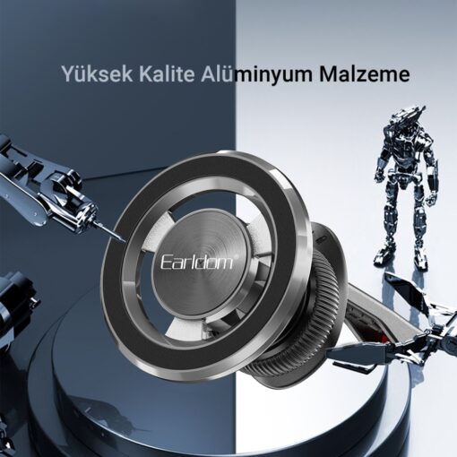 Earldom EH213 Izgara Klipsli Manyetik Magsafe Araç Tutucu - Görsel 4
