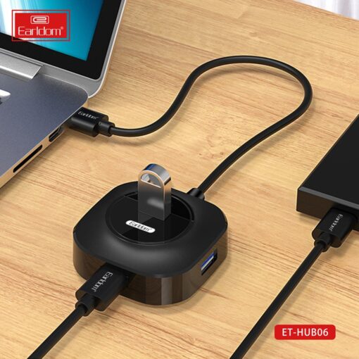 Earldom HUB06 Tak Çalıştır 4 Adet Usb 2.0 Çıkışlı Usb Çoklayıcı - Görsel 5