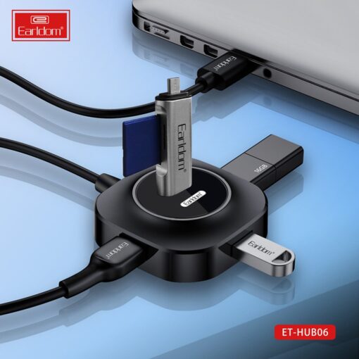 Earldom HUB06 Tak Çalıştır 4 Adet Usb 2.0 Çıkışlı Usb Çoklayıcı - Görsel 6
