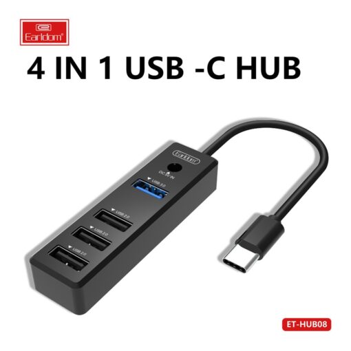 Earldom HUB08 Tak Çalıştır 3 Adet Usb 2.0 ve 1 Adet Usb 3.0 Çıkışlı Usb Çoklayıcı - Görsel 7