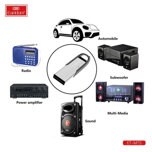 Earldom M73 Bluetooth 5.0 Usb Aux Dönüştürücü - Görsel 2