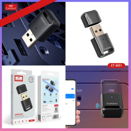Earldom M91 Bluetooth 5.0 Usb Aux Dönüştürücü - Görsel 2