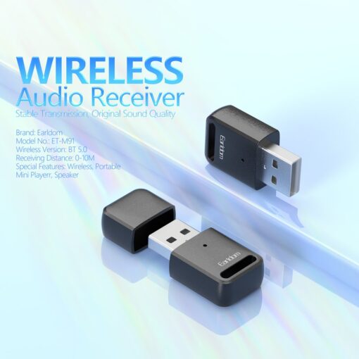 Earldom M91 Bluetooth 5.0 Usb Aux Dönüştürücü - Görsel 6