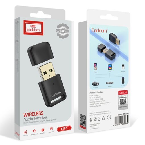 Earldom M91 Bluetooth 5.0 Usb Aux Dönüştürücü - Görsel 7
