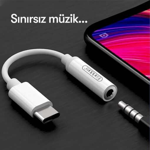 Earldom OT42 Tak Çalıştır Type-C to Aux Dönüştürücü - Görsel 2