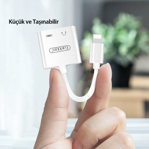 Earldom OT46 Tak Çalıştır Lightning to 2in1 Type-C ve Aux Dönüştürücü - Görsel 8