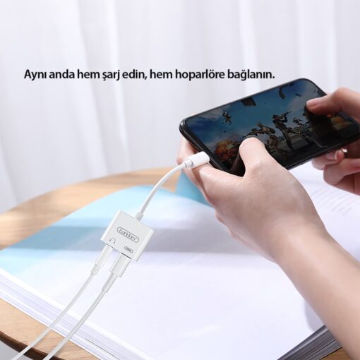 Earldom OT46 Tak Çalıştır Lightning to 2in1 Type-C ve Aux Dönüştürücü - Görsel 5