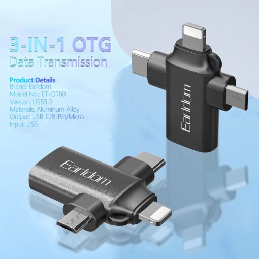Earldom OT80 3in1 Otg Dönüştürücü - Görsel 7