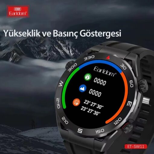 Earldom SW11 Su Geçirmez Konuşma ve NFC Özellikli Akıllı Saat - Görsel 9