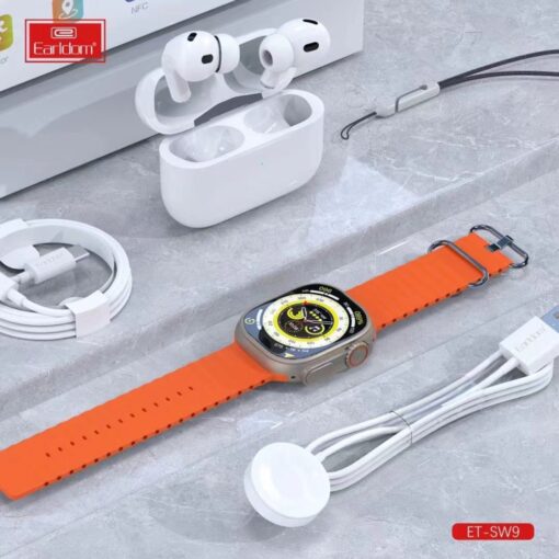 Earldom SW9 Akıllı Saat ve Airpods Kulaklık Set - Görsel 3