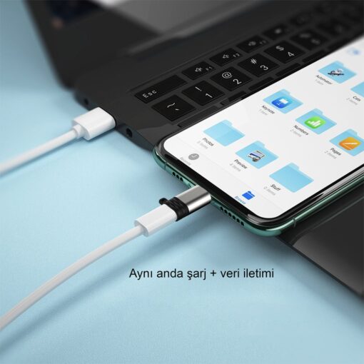 Earldom TC15 Tak Çalıştır Type-C to Lightning Dönüştürücü - Görsel 2