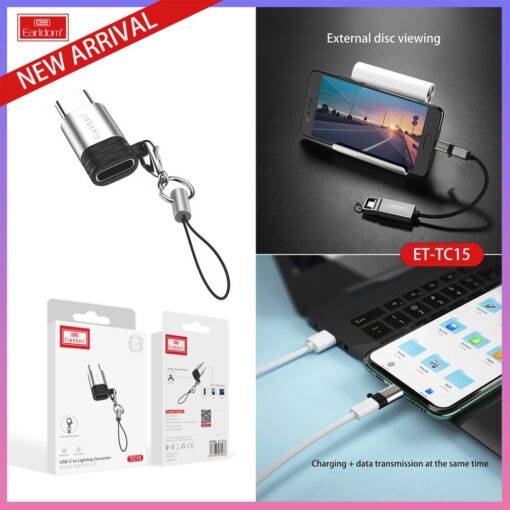 Earldom TC15 Tak Çalıştır Type-C to Lightning Dönüştürücü - Görsel 4