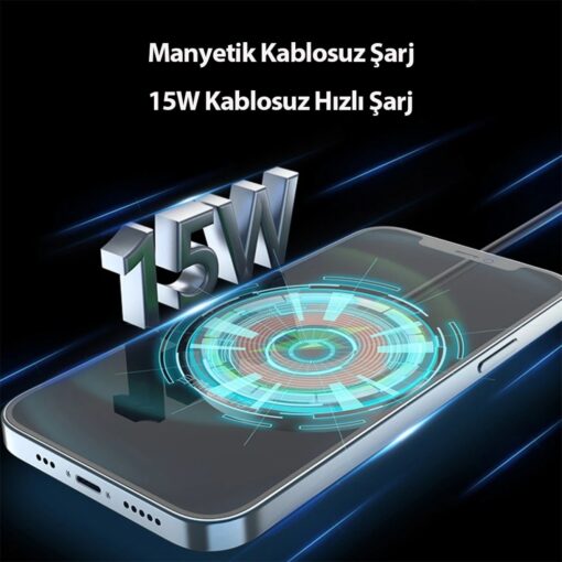 WC26 15W Magsafe Kablosuz Şarj - Görsel 11
