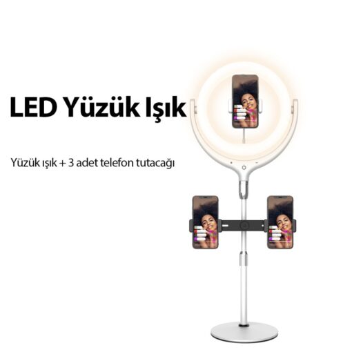 Earldom ZP06 Ayarlanabilir Açılı Dokunmatik Kontrollü Tripodlu Selfie - Görsel 2