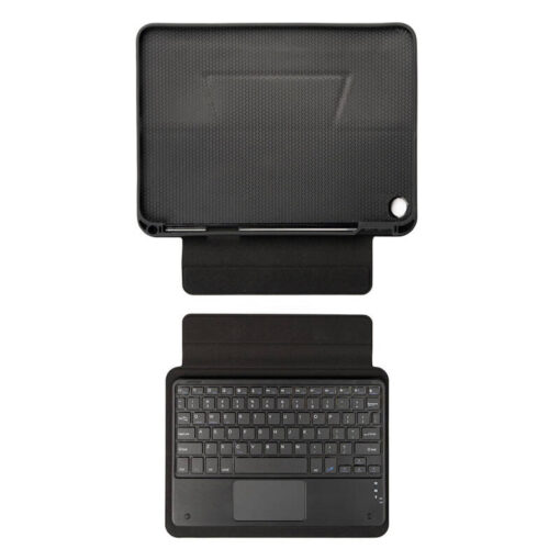 Galaxy Tab A9 Plus Zore Border Keyboard Bluetooh Bağlantılı Standlı Klavyeli Tablet Kılıfı - Görsel 2