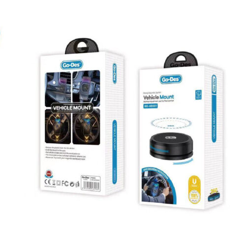 Go Des GD-HD307 Magnetik 360° Dönebilen Direksiyon Araç Telefon Tutucu - Görsel 2