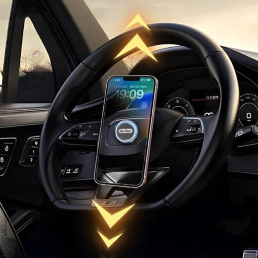 Go Des GD-HD307 Magnetik 360° Dönebilen Direksiyon Araç Telefon Tutucu - Görsel 3