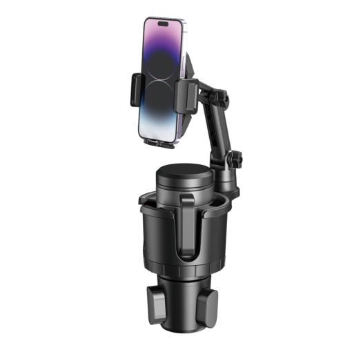 Go Des GD-HD566 360 Derece Dönebilen 2 in 1 Araç Telefon Tutucu Ve Bardak Tutucu - Görsel 2