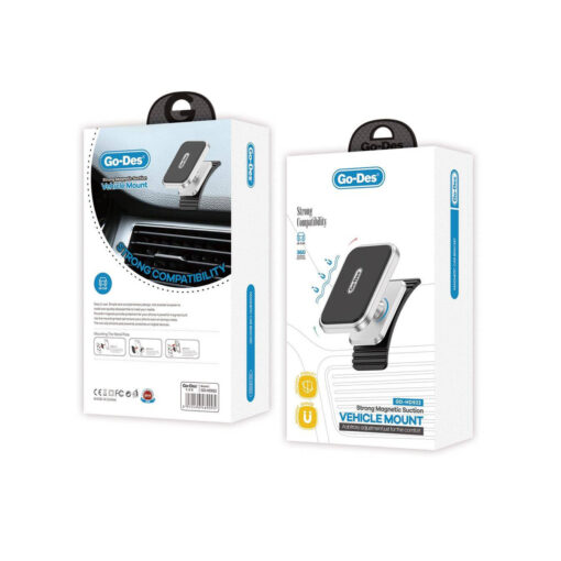 Go Des GD-HD922 360 Derece Dönebilen Magnetik Eğimli ve Düz Zemin Araç Telefon Tutacağı - Görsel 2
