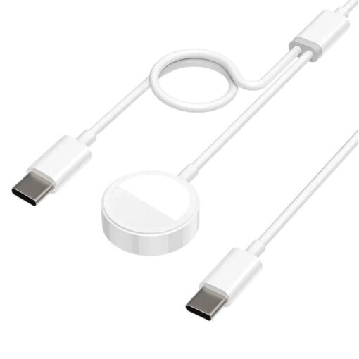 2in1 Magnetik Wireless Type-C PD Hızlı Şarj Kablosu 65W 1.2M - Görsel 3
