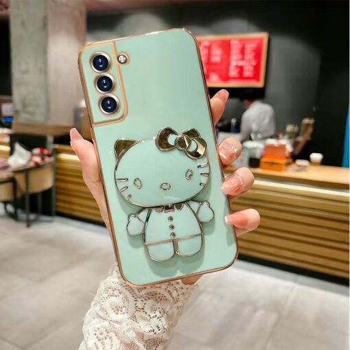 Hello Kitty Standlı Parlak Kılıf - Görsel 4