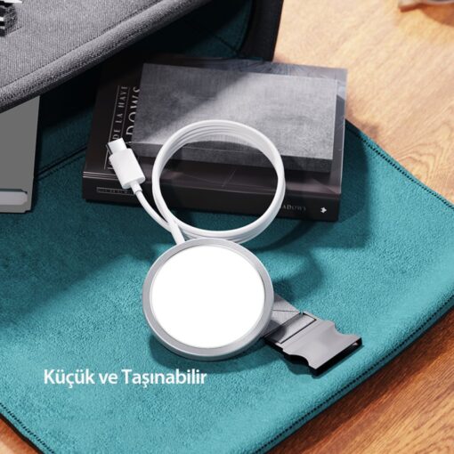 Hoco CW30 Pro 1M Kablosuz Magsafe Şarj Cihazı - Görsel 5