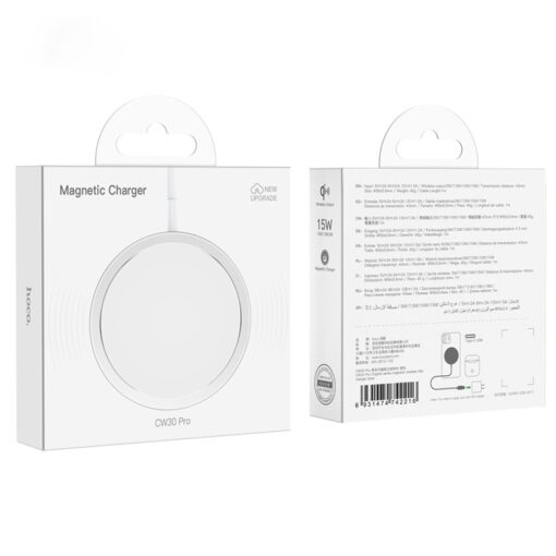 Hoco CW30 Pro 1M Kablosuz Magsafe Şarj Cihazı - Görsel 6