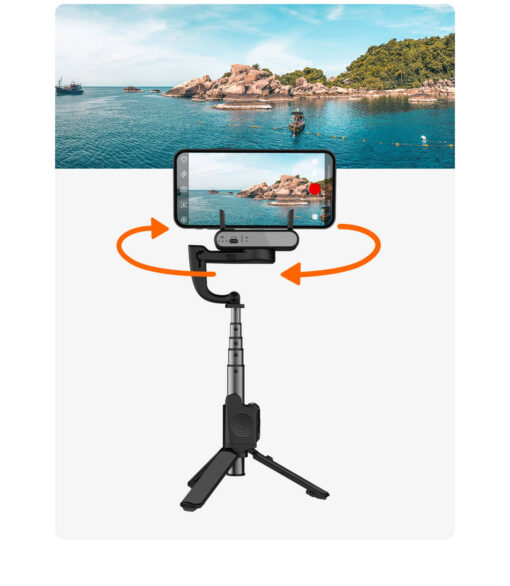 Go Des GD-ST81 Çok Fonksiyonlu 6 Kademeli Teleskopik Tripod Stand Özellikli Bluetooth Selfie Çubuğu - Görsel 6