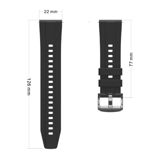 Huawei GT4 22mm Silikon Kordon - Görsel 3