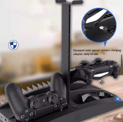 Playstation 4 Şarj İstasyonu ve Kulaklık Standı - Görsel 4