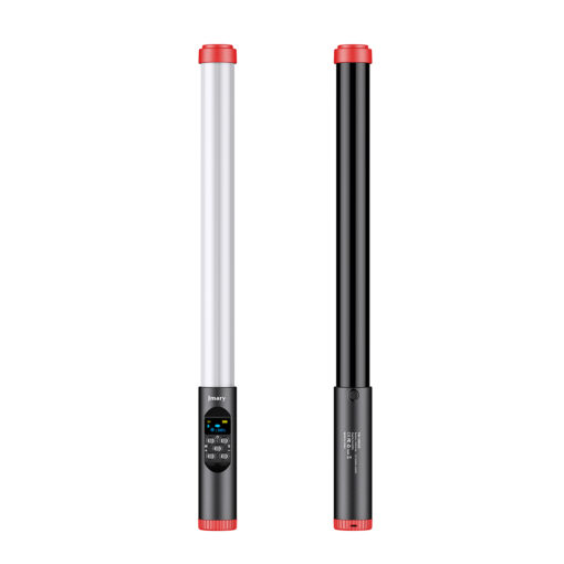 Jmary FM-128RGB OLED Ekran Göstergeli RGB Led Işıklı Su Geçirmez Aydınlatma Çubuğu - Görsel 4