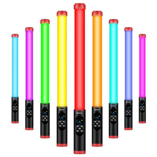 Jmary FM-128RGB OLED Ekran Göstergeli RGB Led Işıklı Su Geçirmez Aydınlatma Çubuğu - Görsel 11