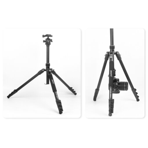 Jmary KT3255NB30 3 Kademeli 164.5cm Fonksiyonel Ayrılabilir Monopod Tasarım Başlıklı Tripod - Görsel 5