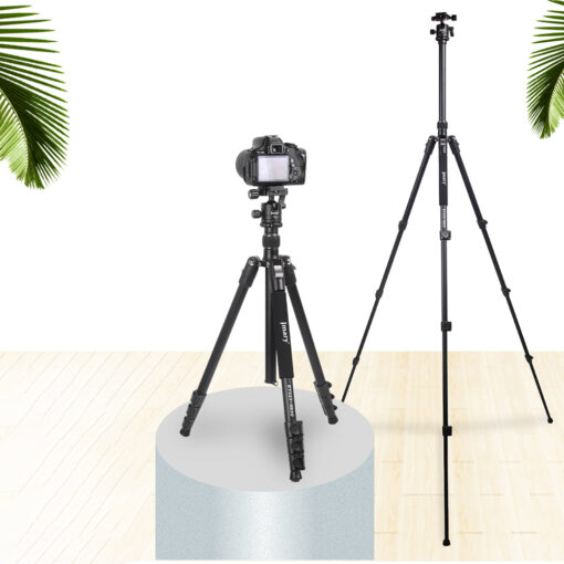 Jmary KT3255NB30 3 Kademeli 164.5cm Fonksiyonel Ayrılabilir Monopod Tasarım Başlıklı Tripod - Görsel 11