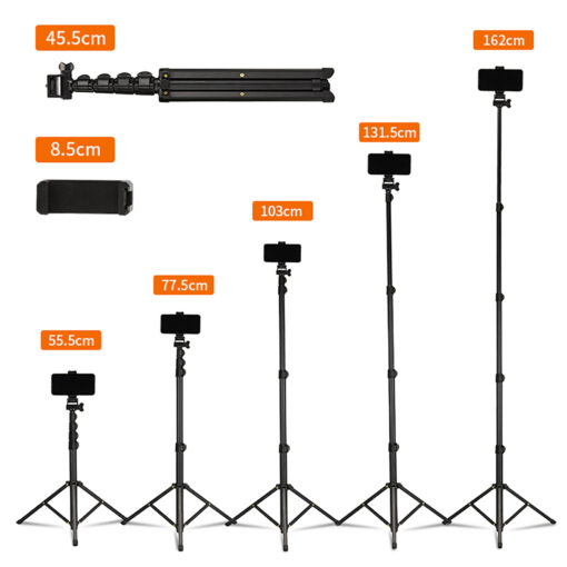 Jmary MT-39 5 Kademeli 153cm Fonksiyonel 2 in 1 Monopod 360 Derece Dönebilen Başlıklı Tripod - Görsel 4
